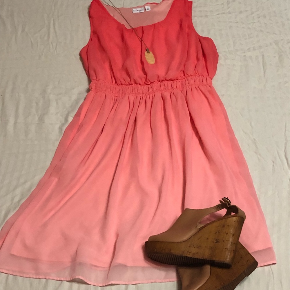 Coral/Pink Ombré Dress